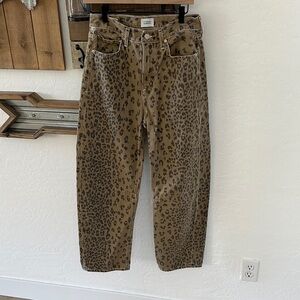 Citizens of Humanity barrel Leopard Print Pants